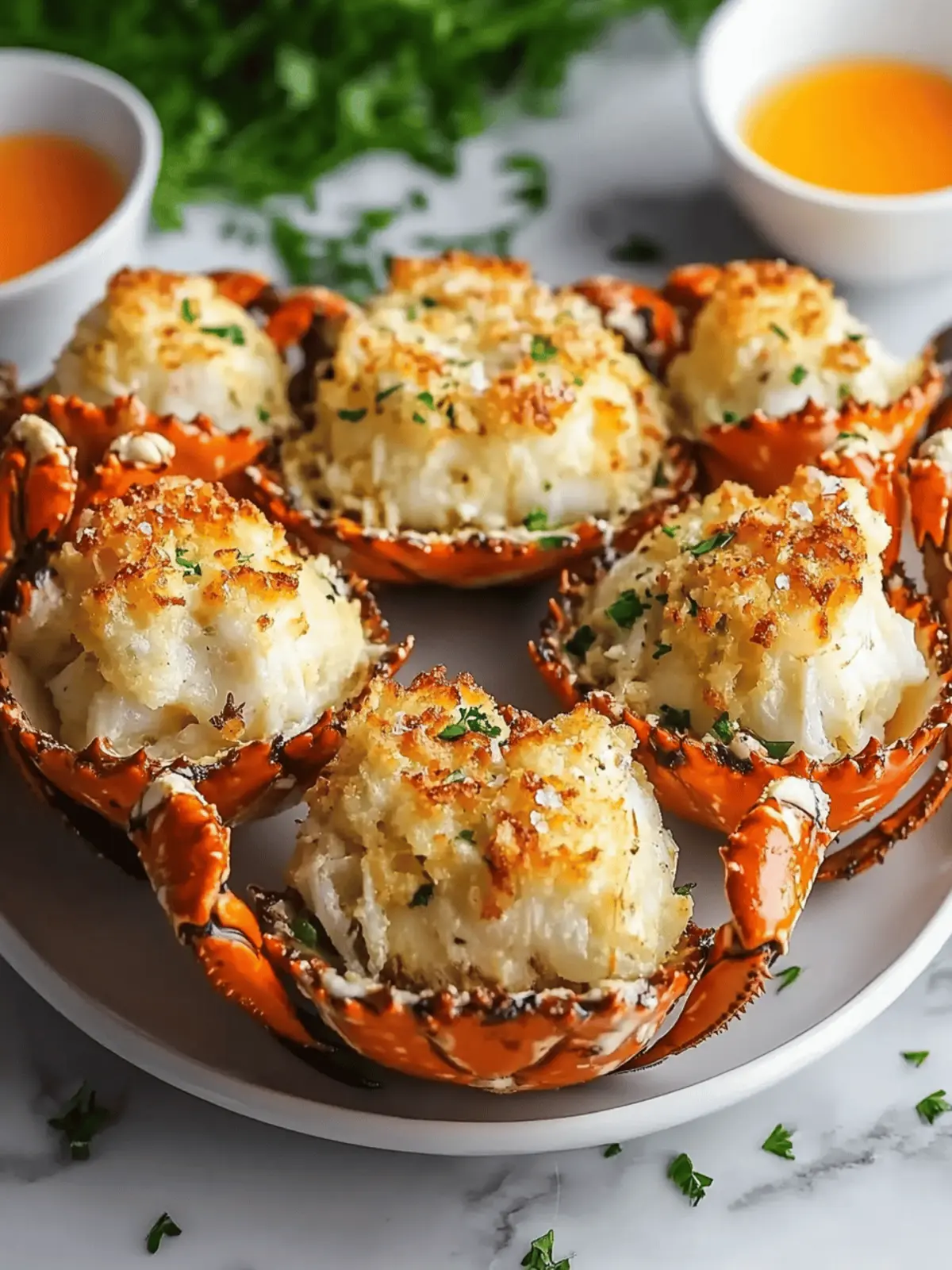Seafood Stuffed Crab