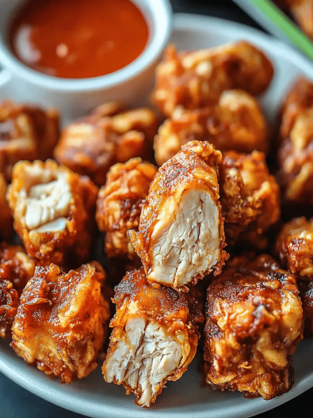Vegan Spicy Chicken Fried Jackfruit