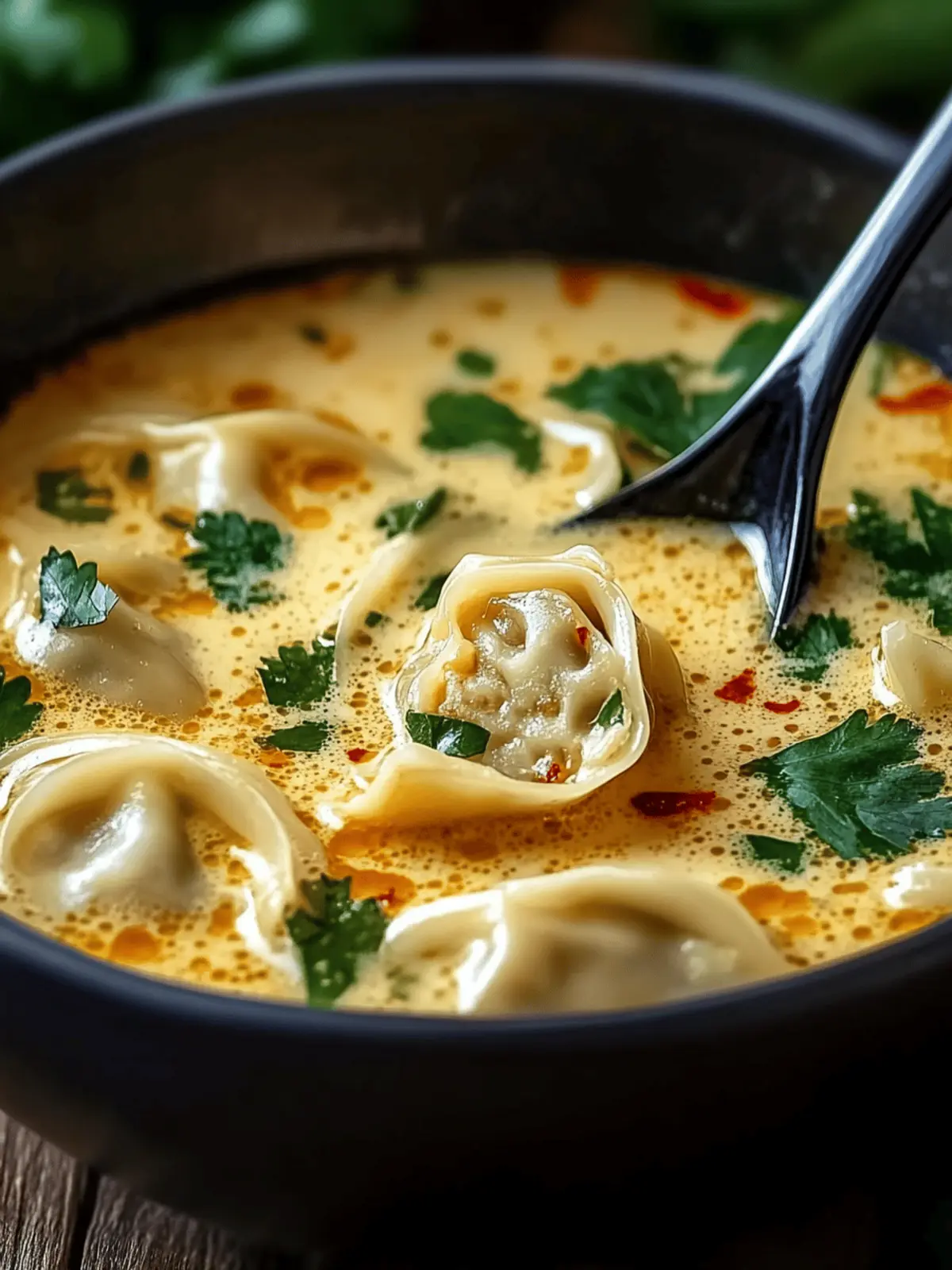 Thai Potsticker Soup