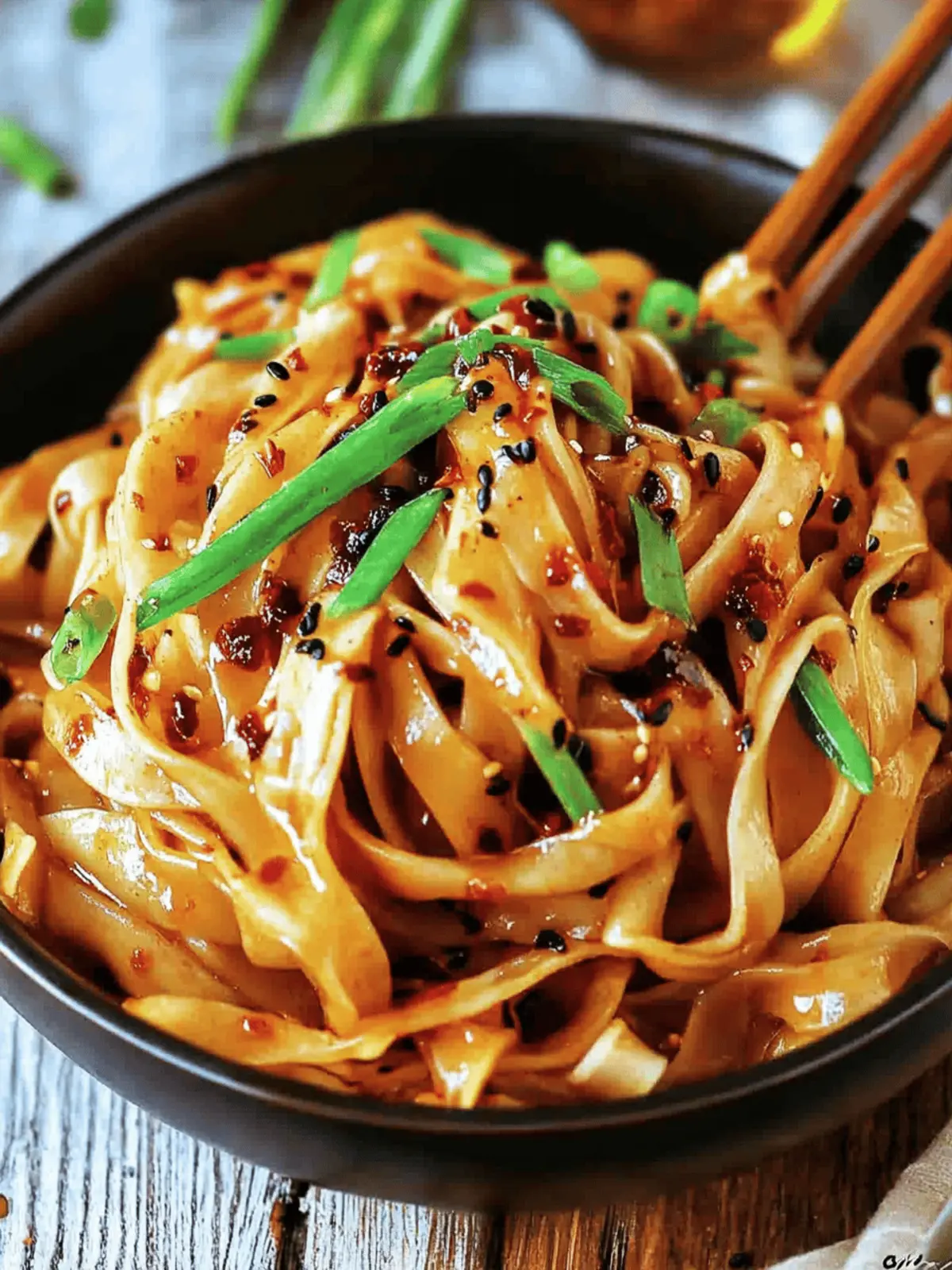Hoisin Chili Oil Noodles