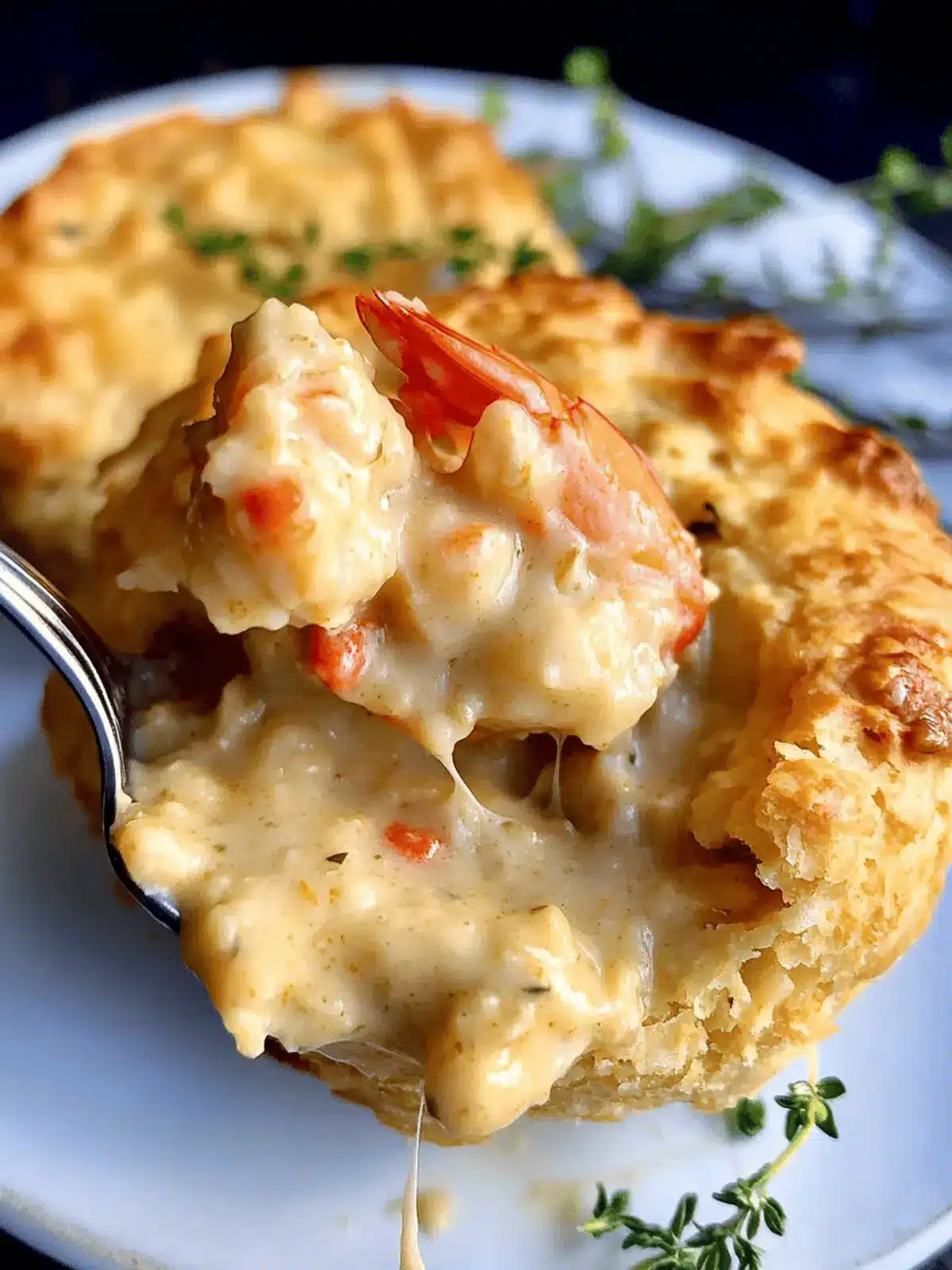 Cheddar Bay Biscuit Seafood Pot Pie