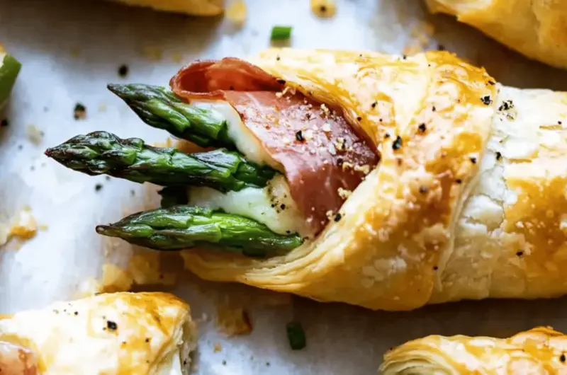 Prosciutto Asparagus Puff Pastry