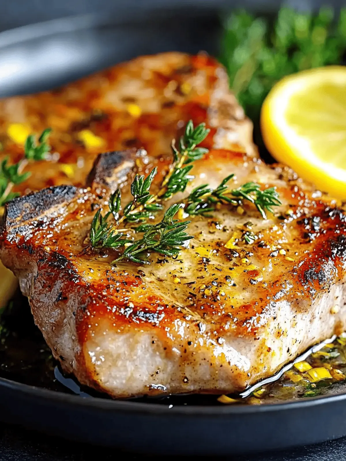 Juicy Oven Baked Pork Chops