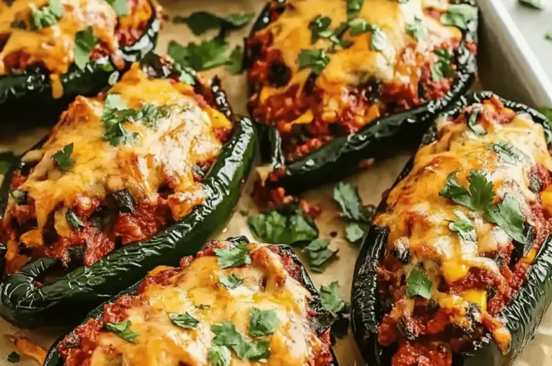 Stuffed Poblano Peppers