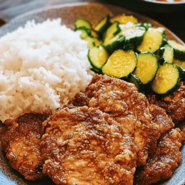 Taiwanese Pork Chops