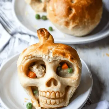 Skull Chicken Pot Pies
