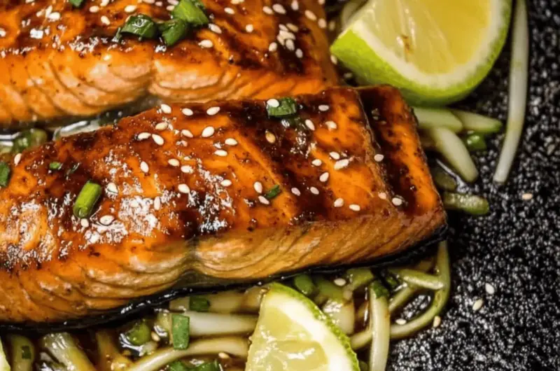 Low Carb Ginger Sesame Salmon