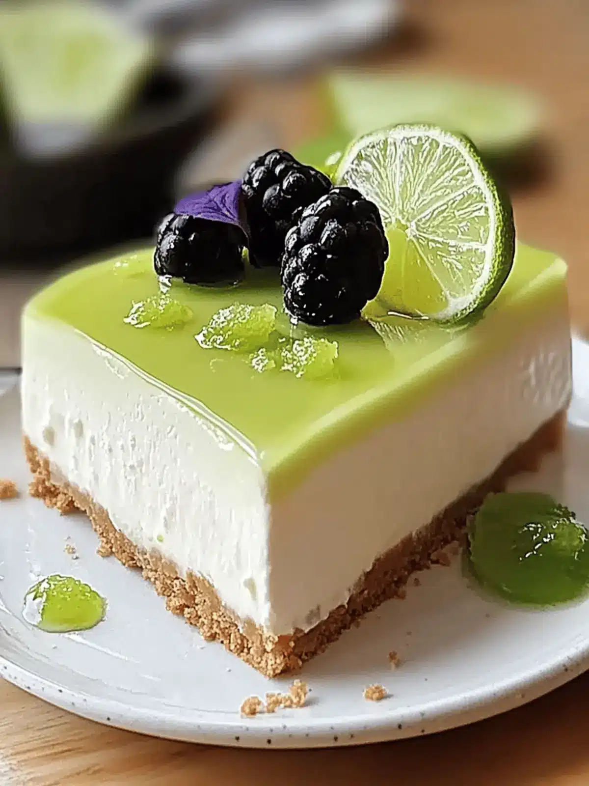 Lime Mousse Cheesecake
