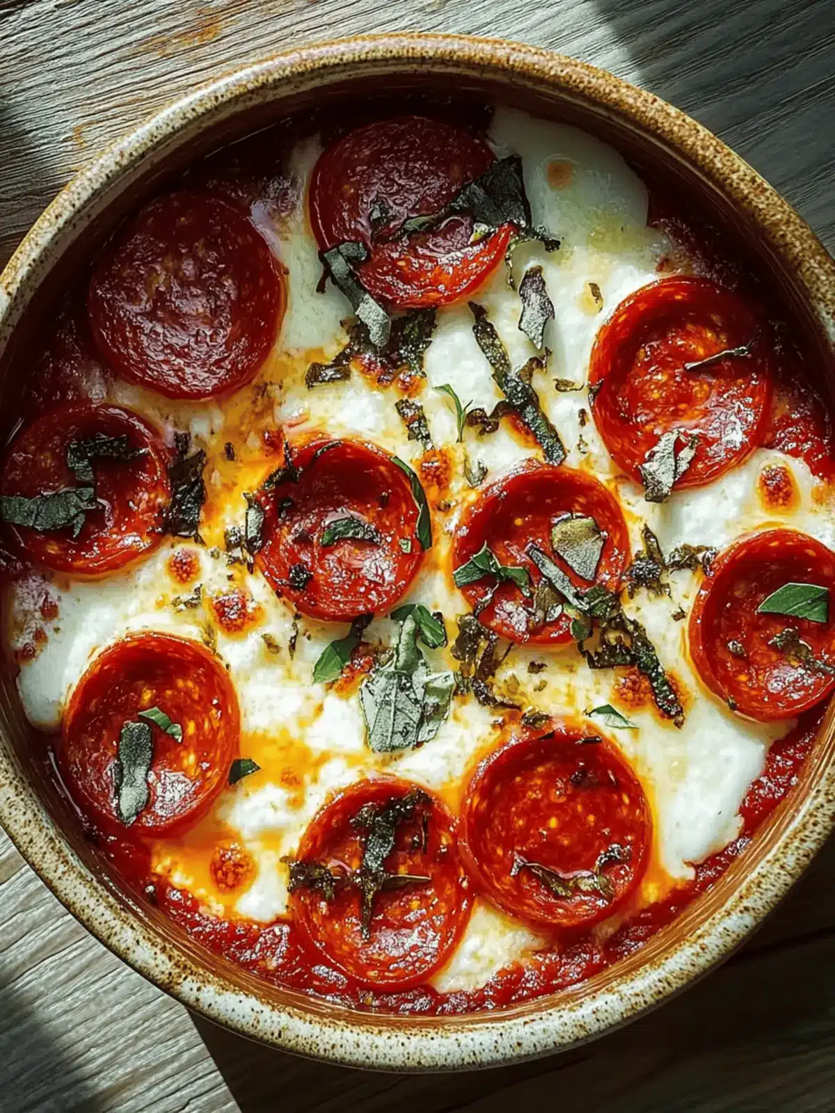 Cottage Cheese Pizza Bowl