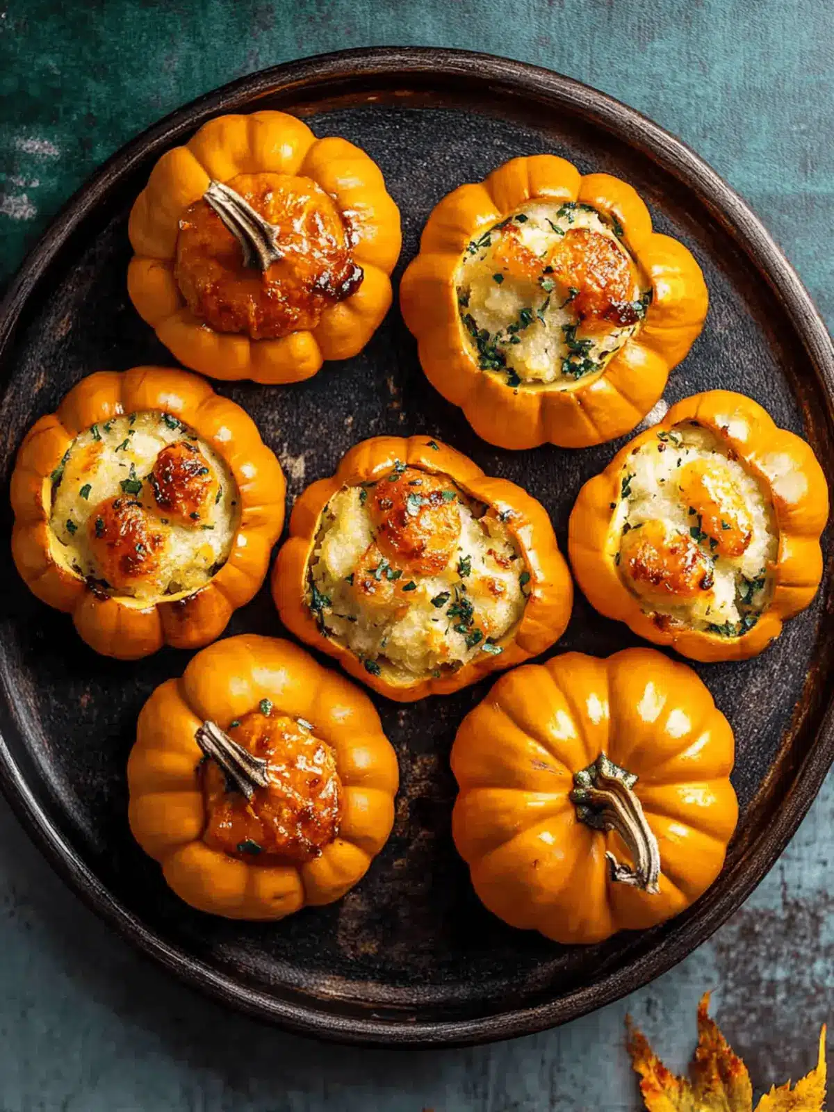 Stuffed Mini Pumpkins