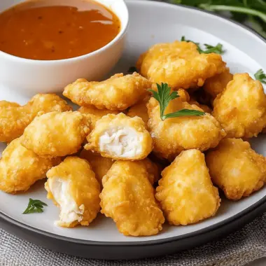 Pickle Brined Chicken Nuggets
