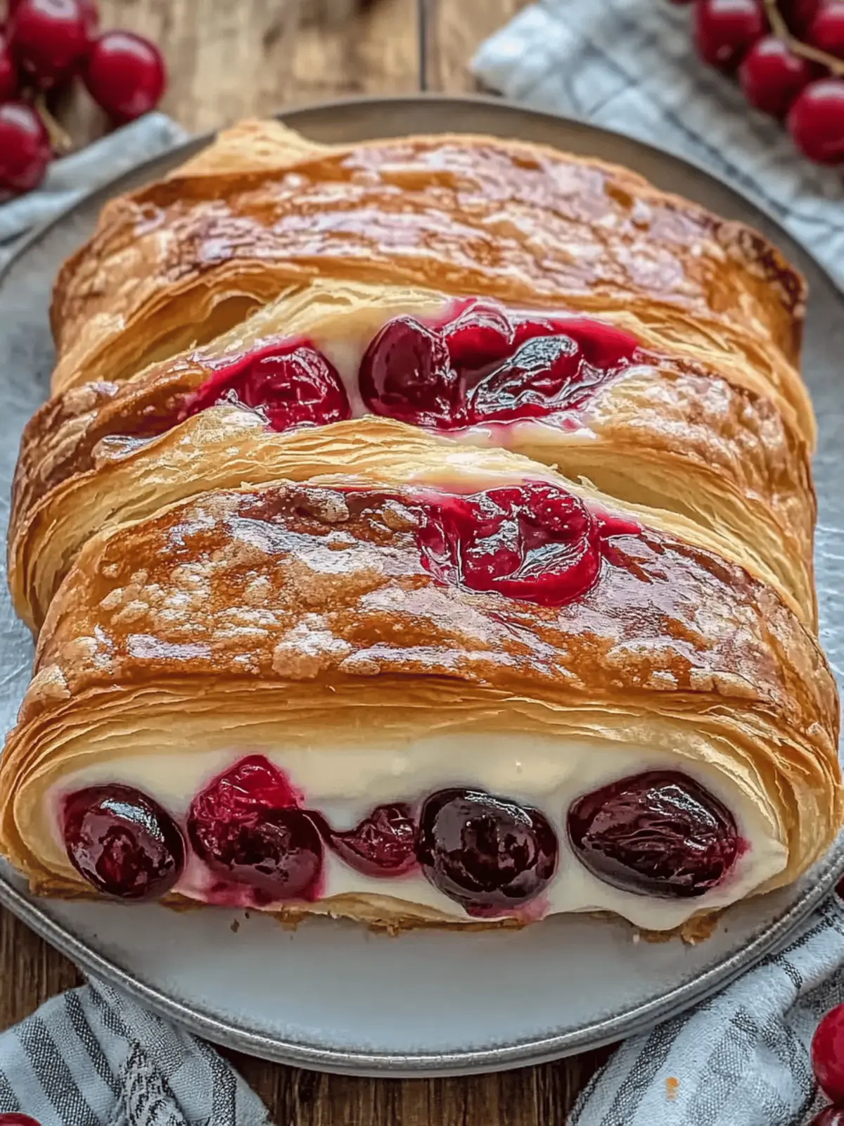 Cherry Cheese Danish