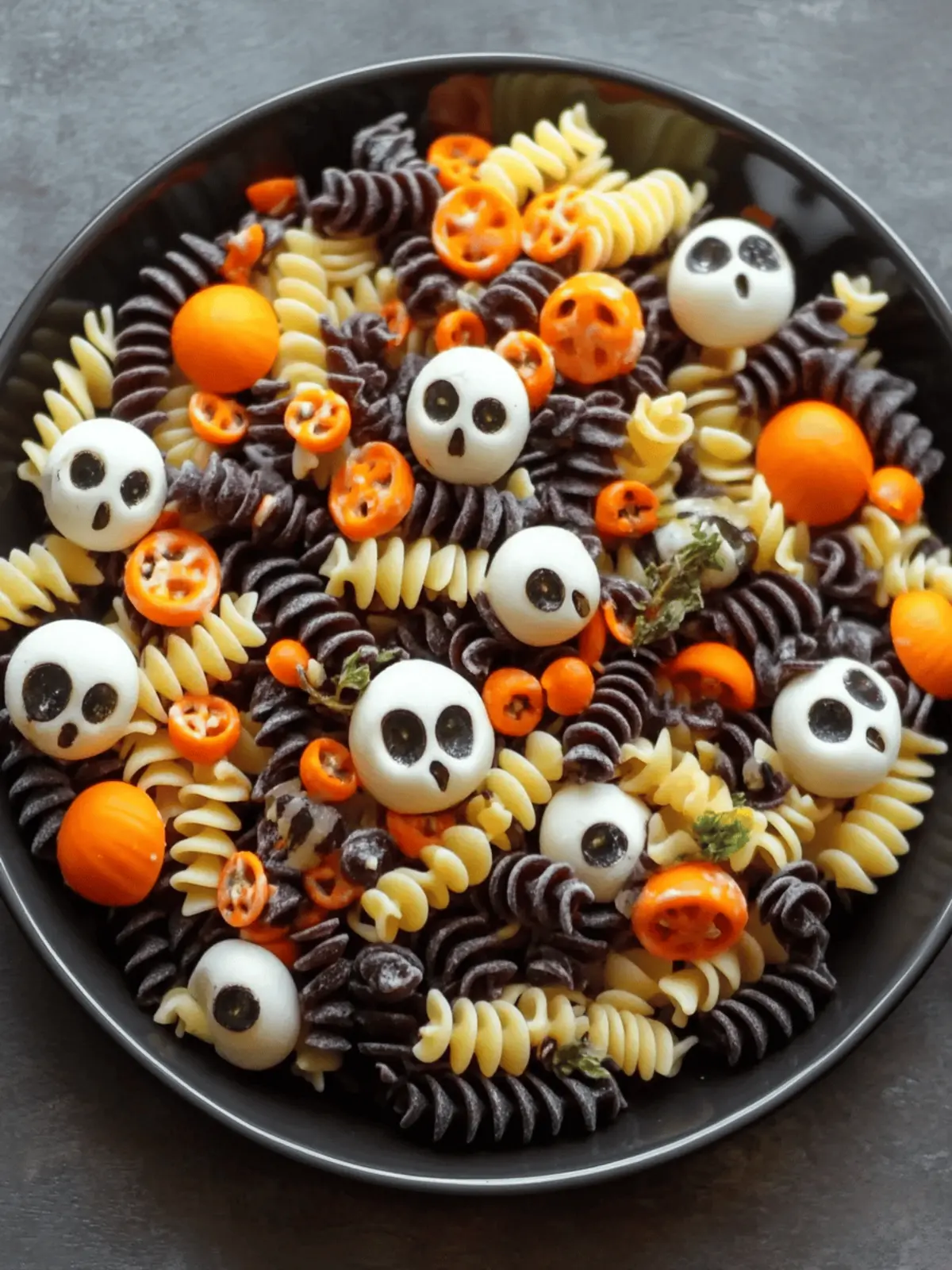 Halloween Pasta Salad