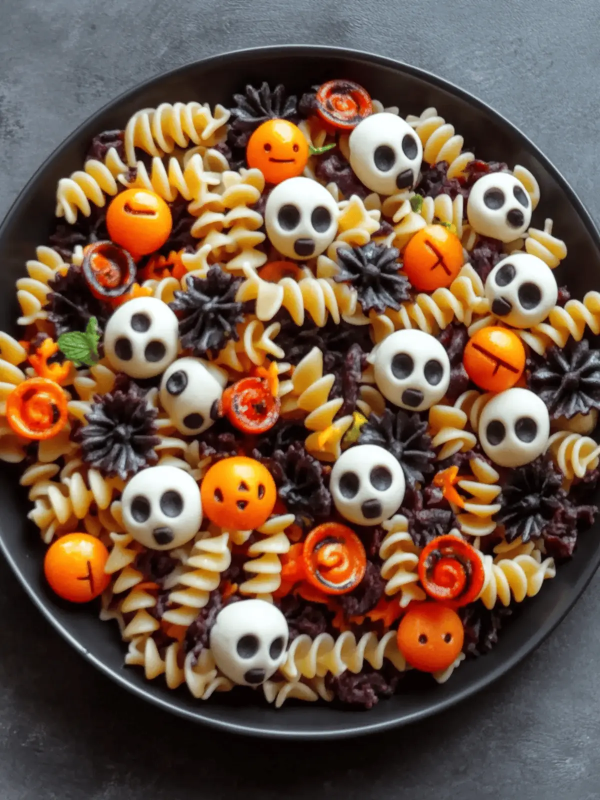 Halloween Pasta Salad