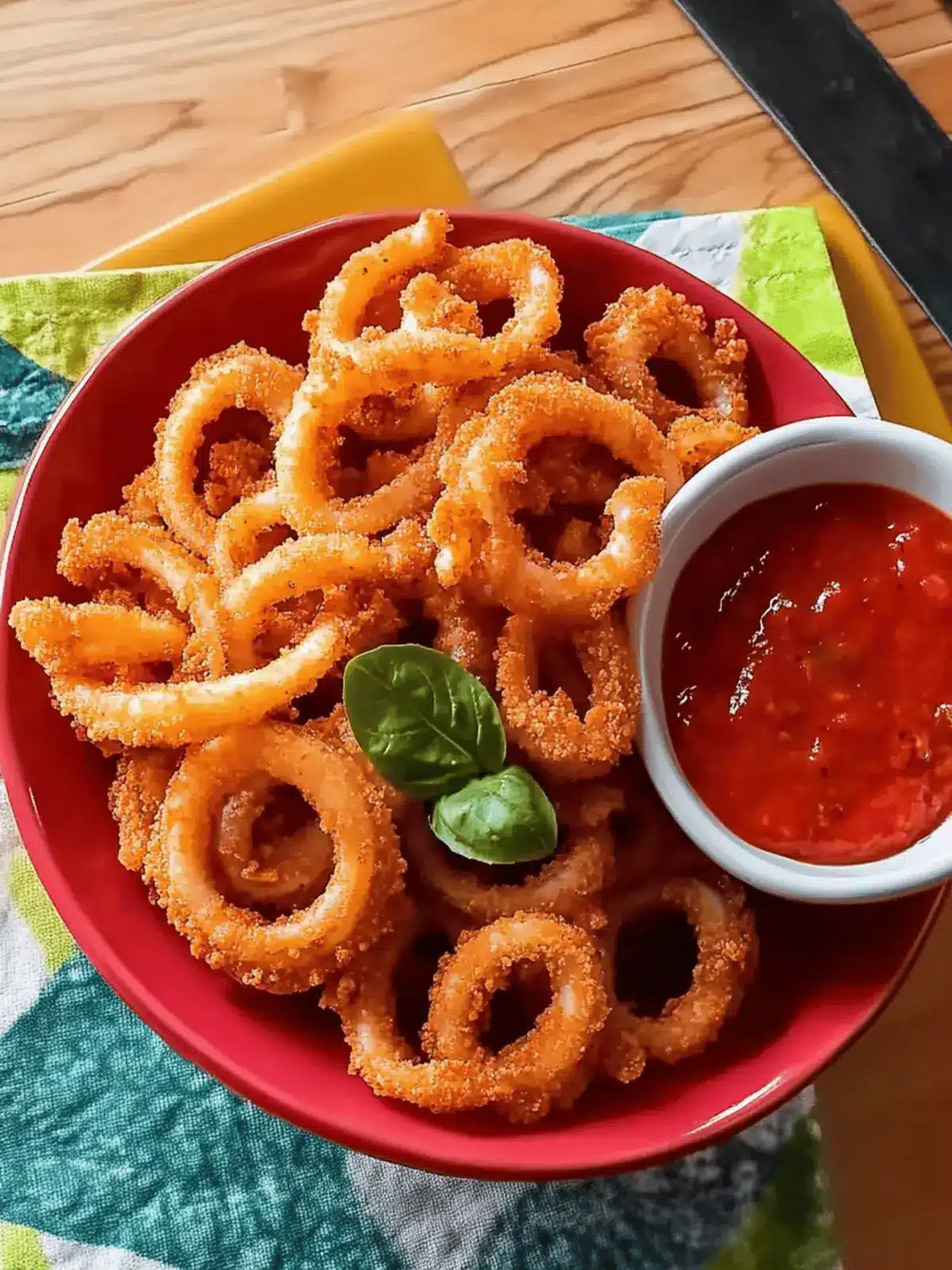 Calamari with Tomato Sauce