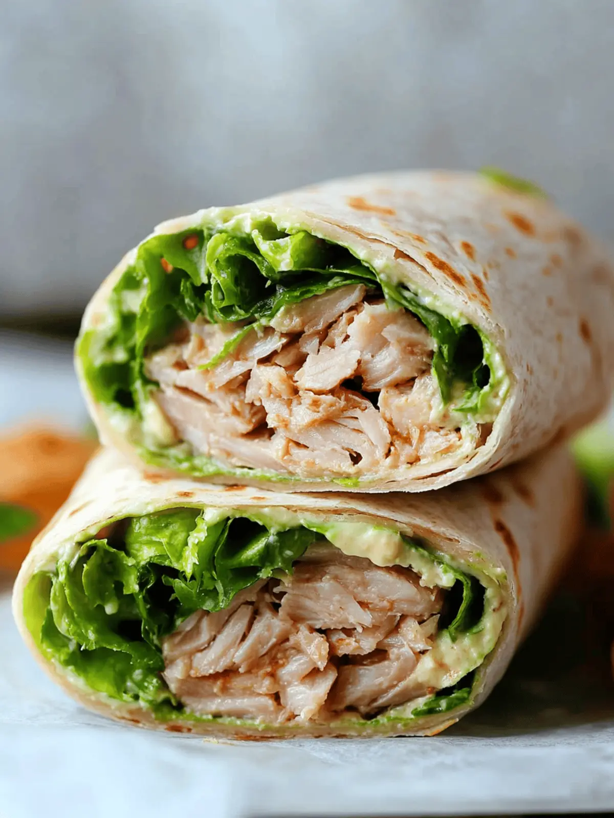 Simple Tuna Wrap
