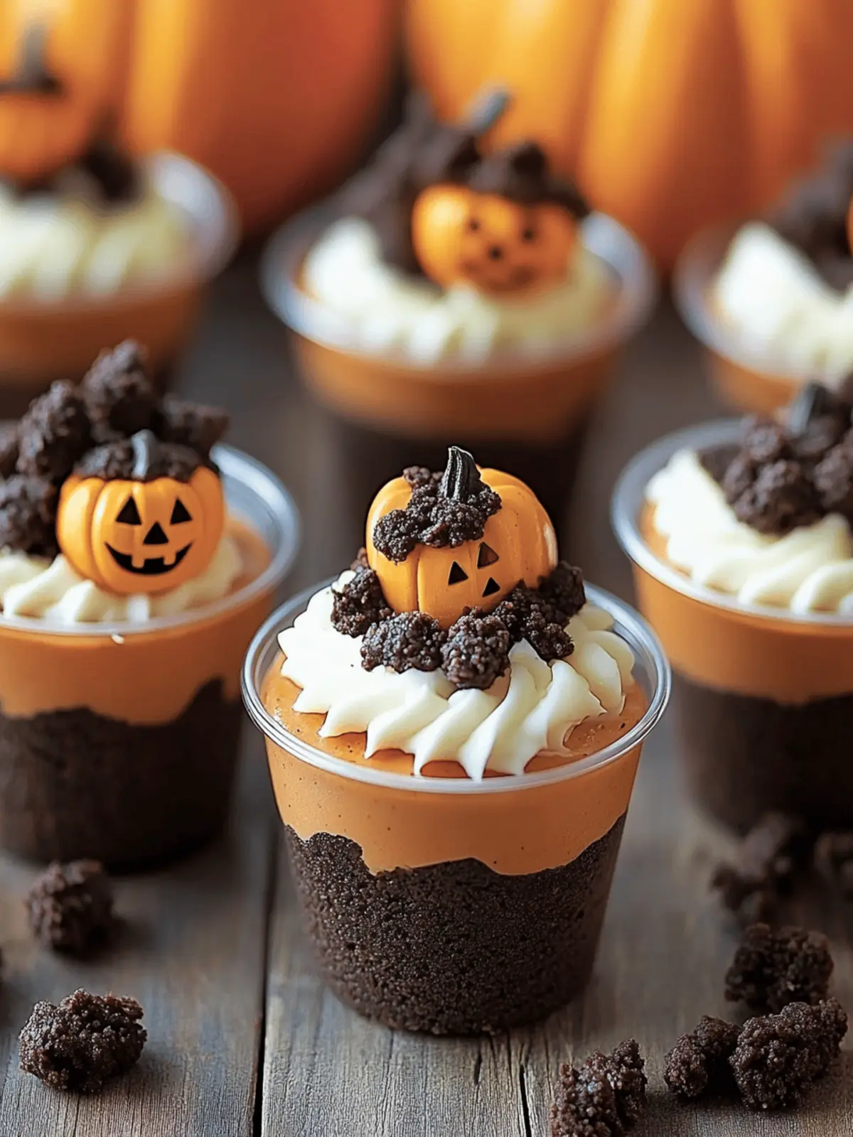Pumpkin Patch Dirt Cups