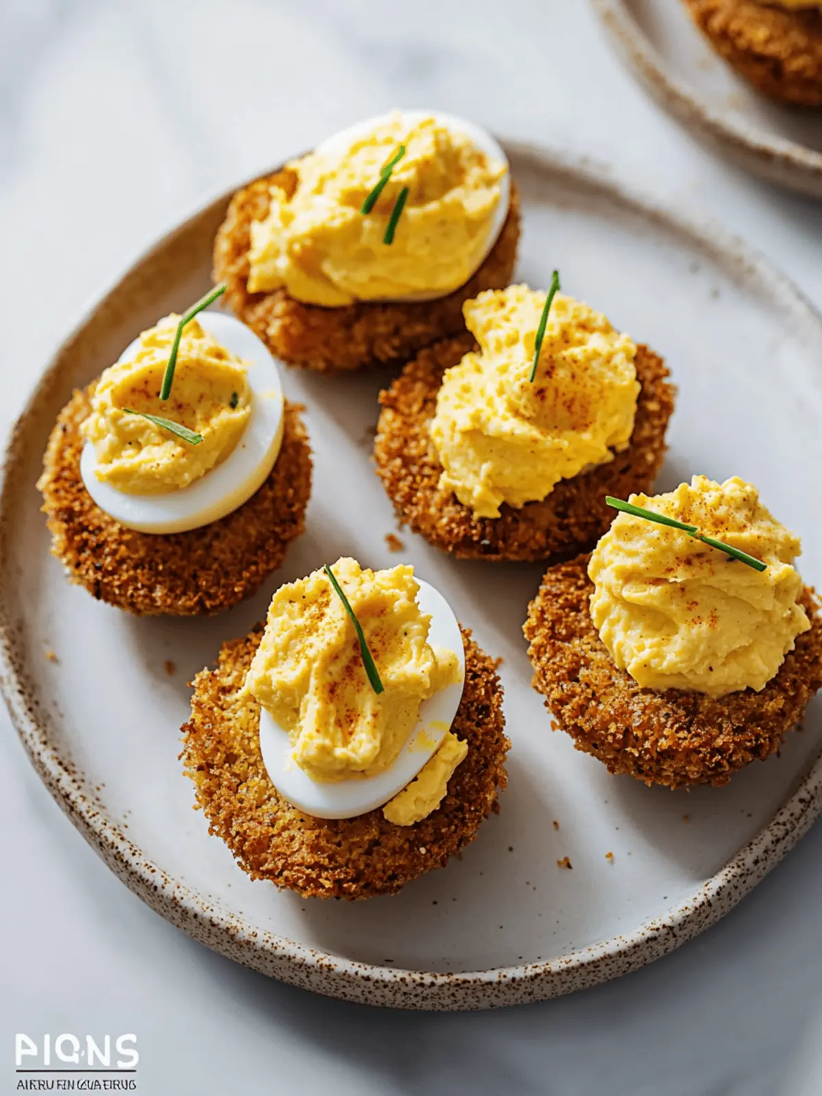 Air Fryer Deviled Eggs