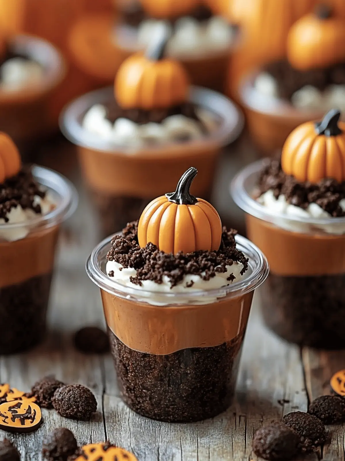 Pumpkin Patch Dirt Cups