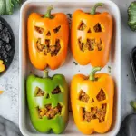 Halloween Stuffed Peppers