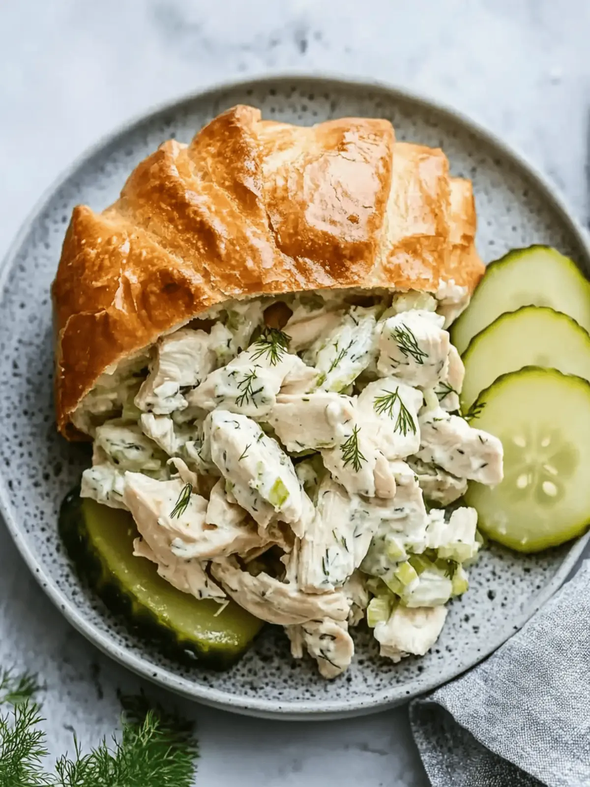 Dill Pickle Chicken Salad