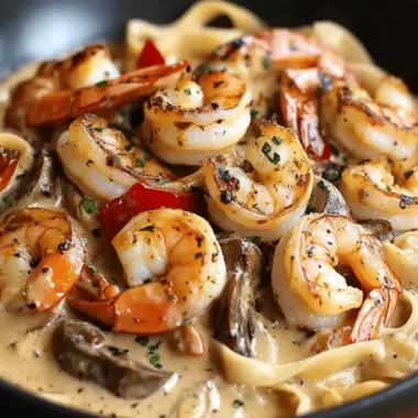 Blackened Shrimp Stroganoff