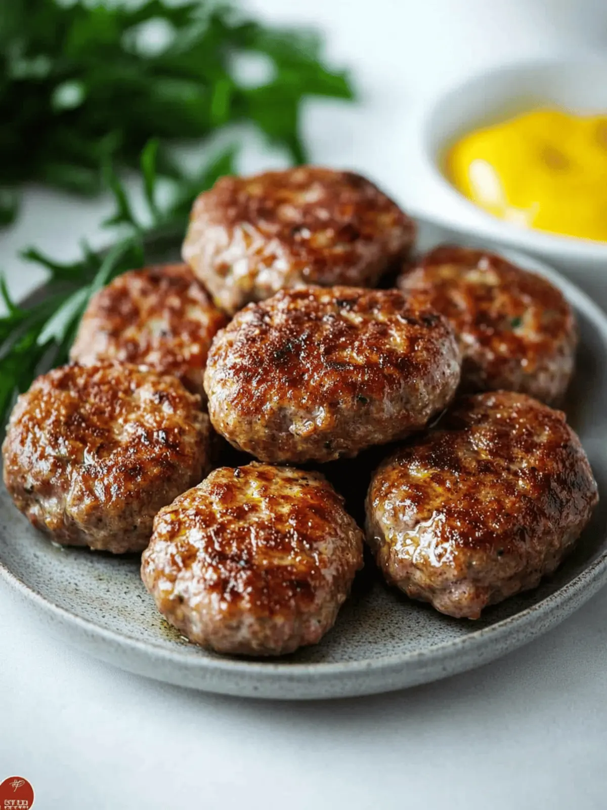 Authentic German Frikadellen