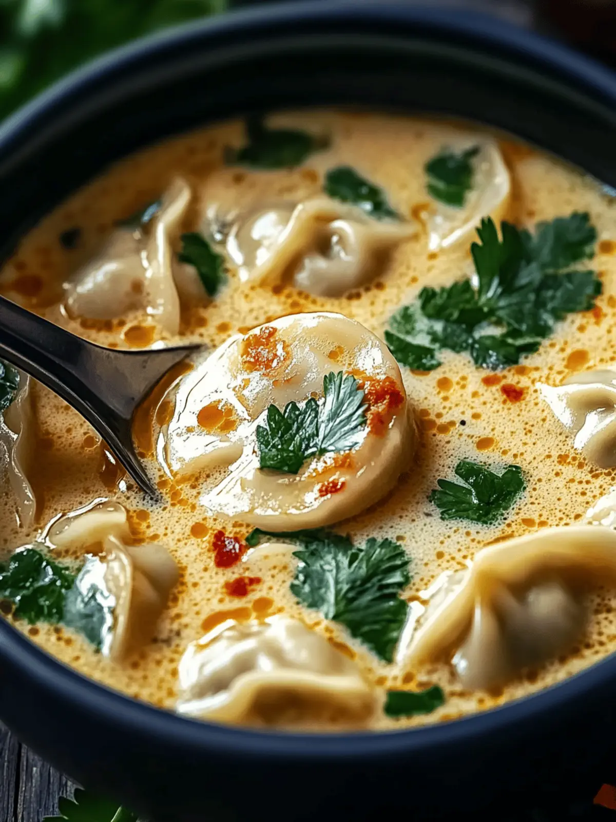 Thai Potsticker Soup