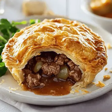 Steak And Onion Pie