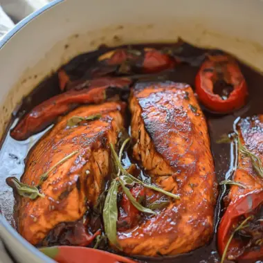 Brown Stew Salmon