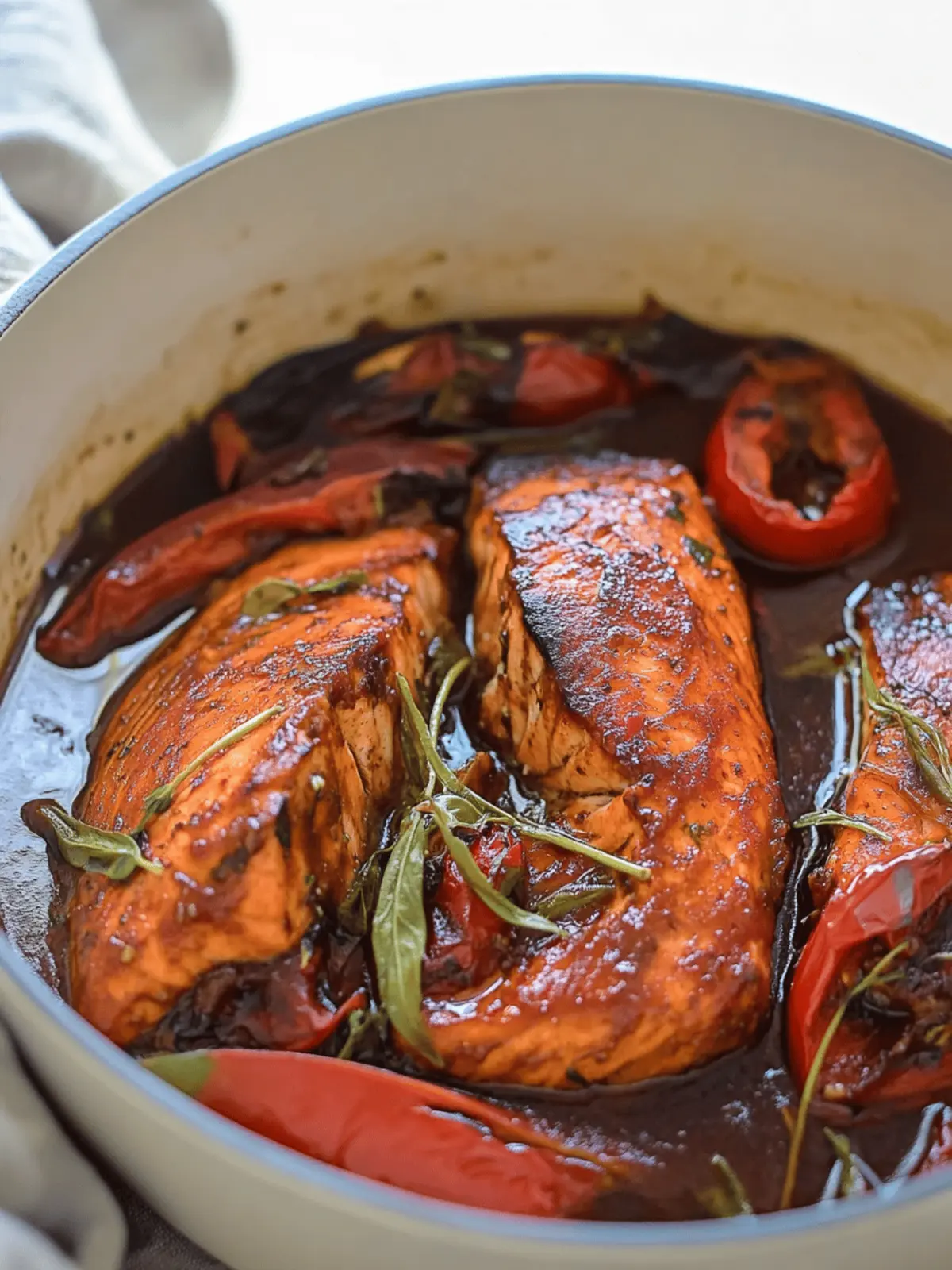 Brown Stew Salmon
