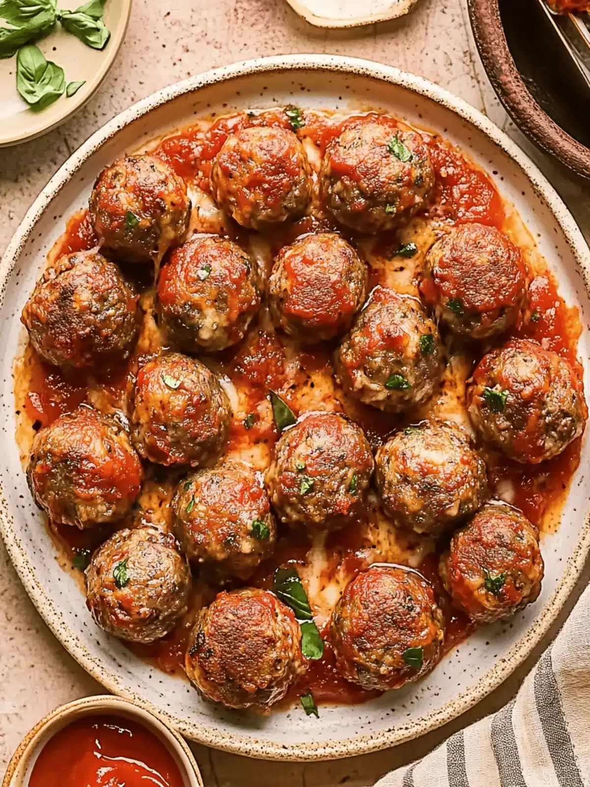 Pizza Meatballs