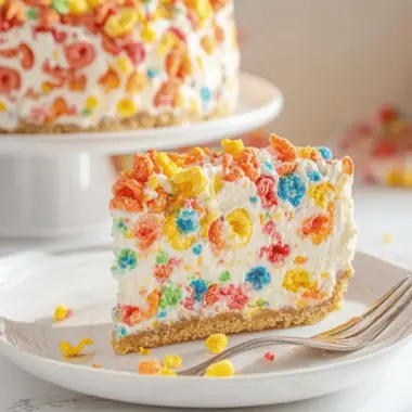 Fruity Pebbles Cheesecake