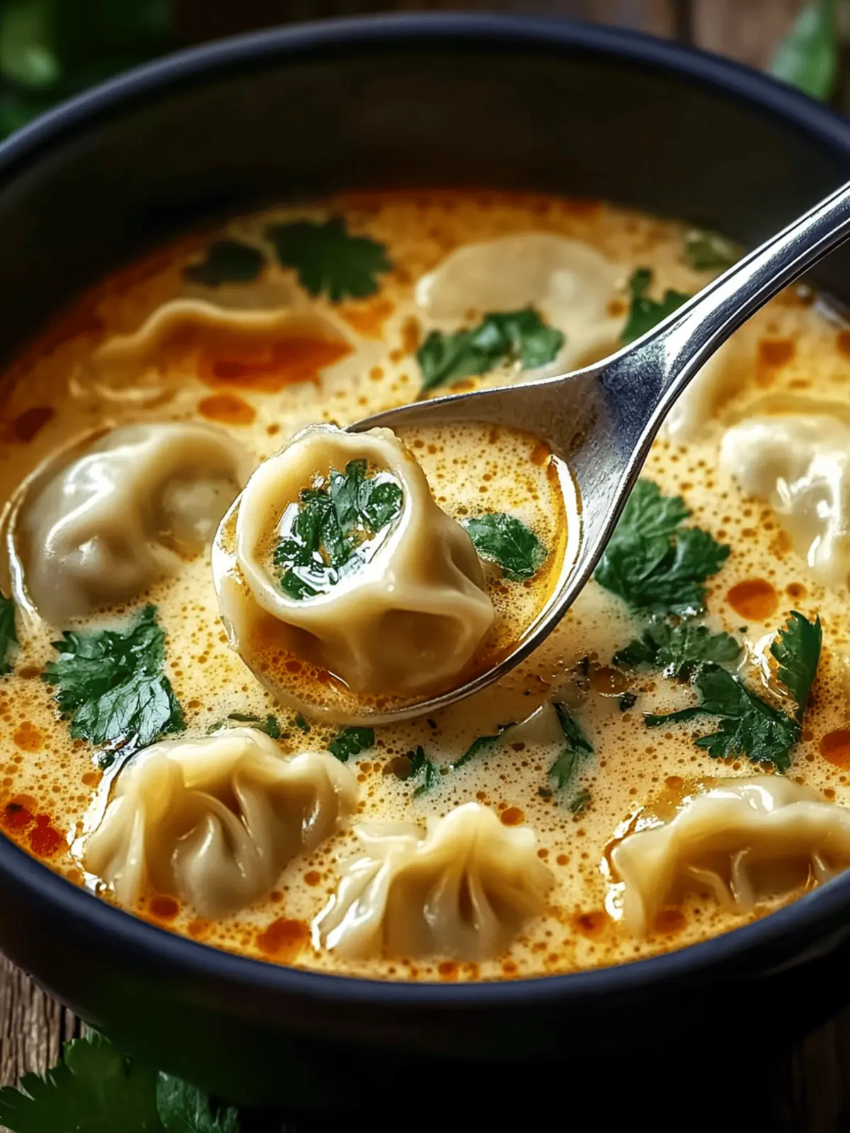 Thai Potsticker Soup