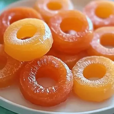 Homemade Peach Rings