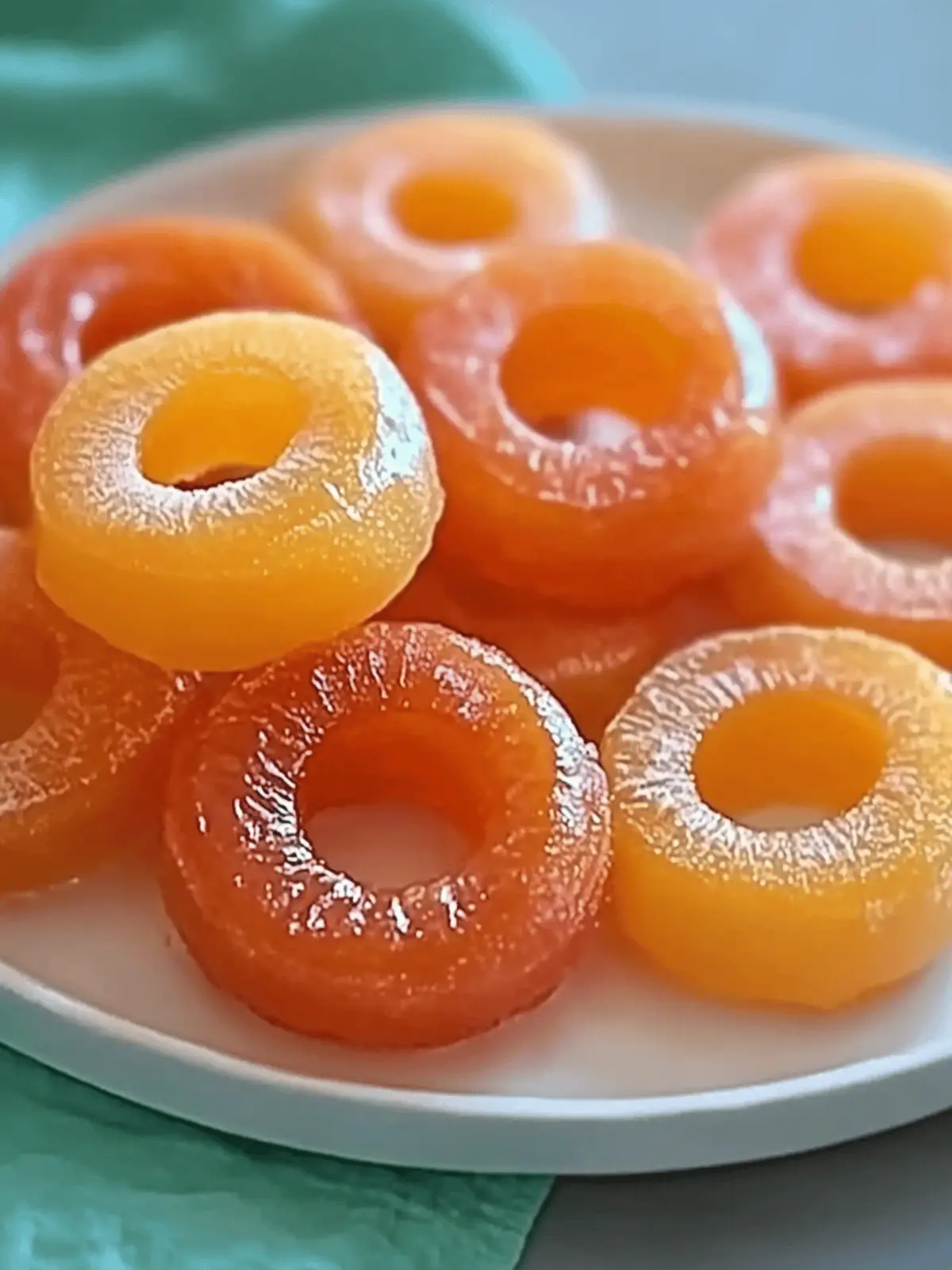 Homemade Peach Rings