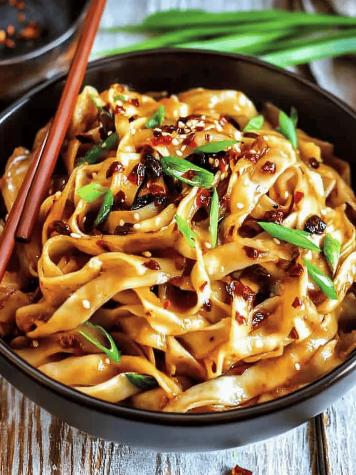 Hoisin Chili Oil Noodles
