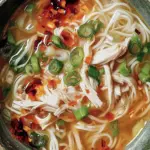 Ginger Garlic Chicken Noodle Soup