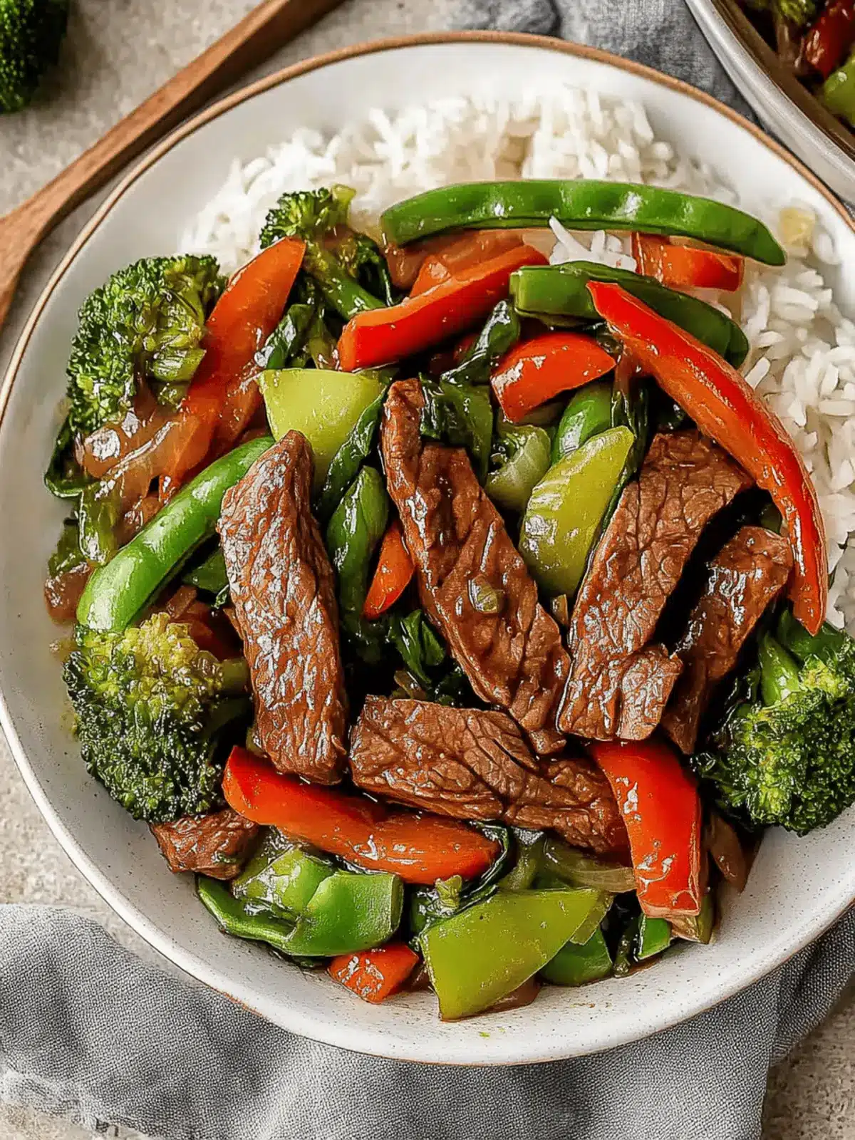 Veggie-Packed Flank Steak Stir Fry