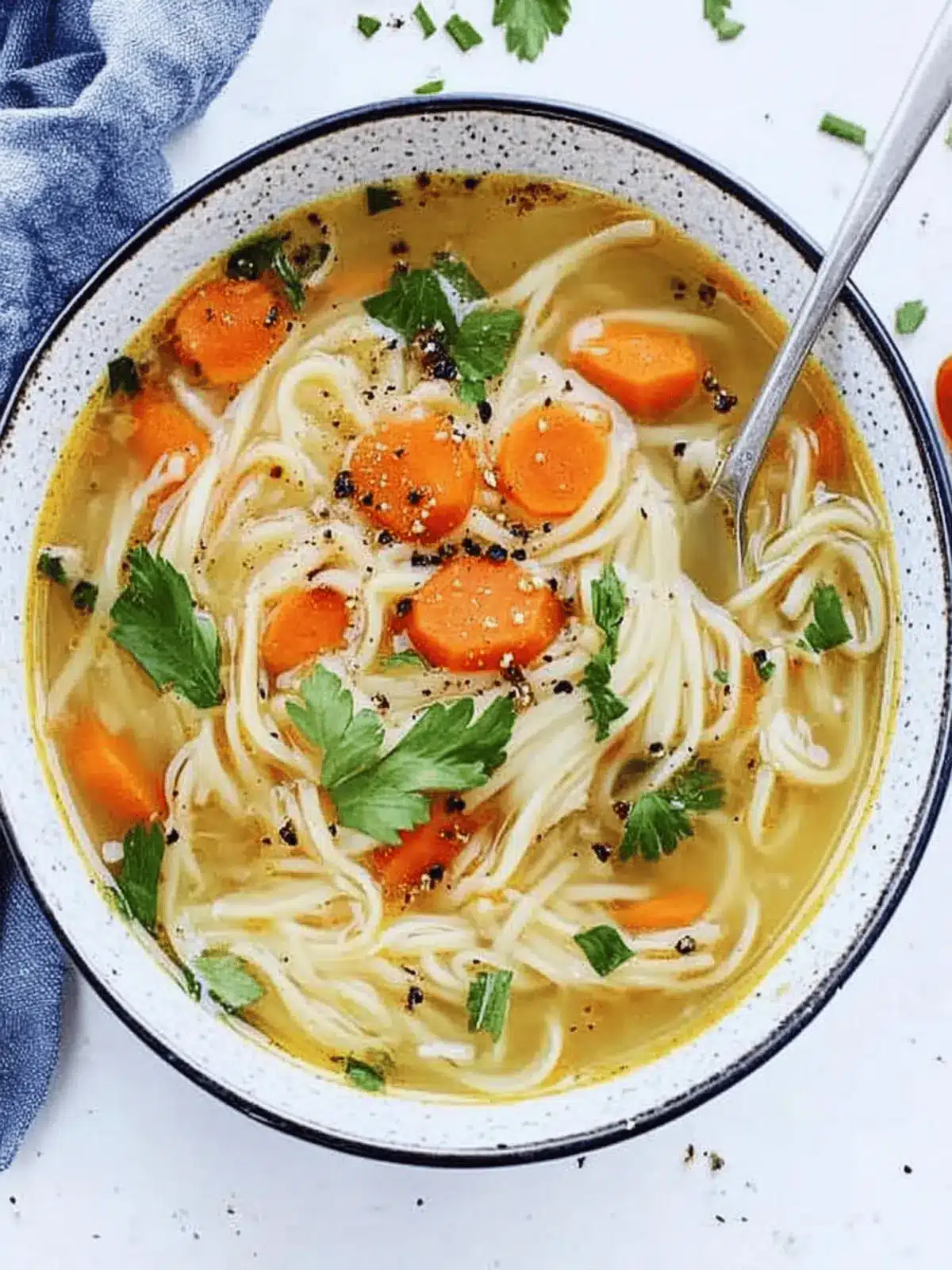Vegan Vegetable Noodle Soup