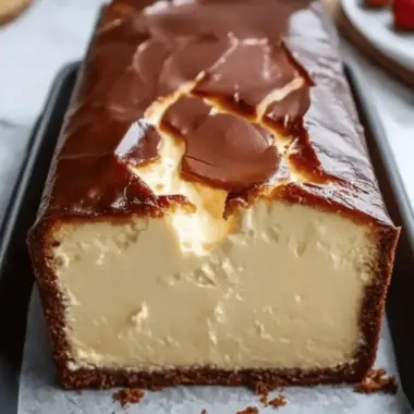 Burnt Basque Cheesecake in a Loaf Pan