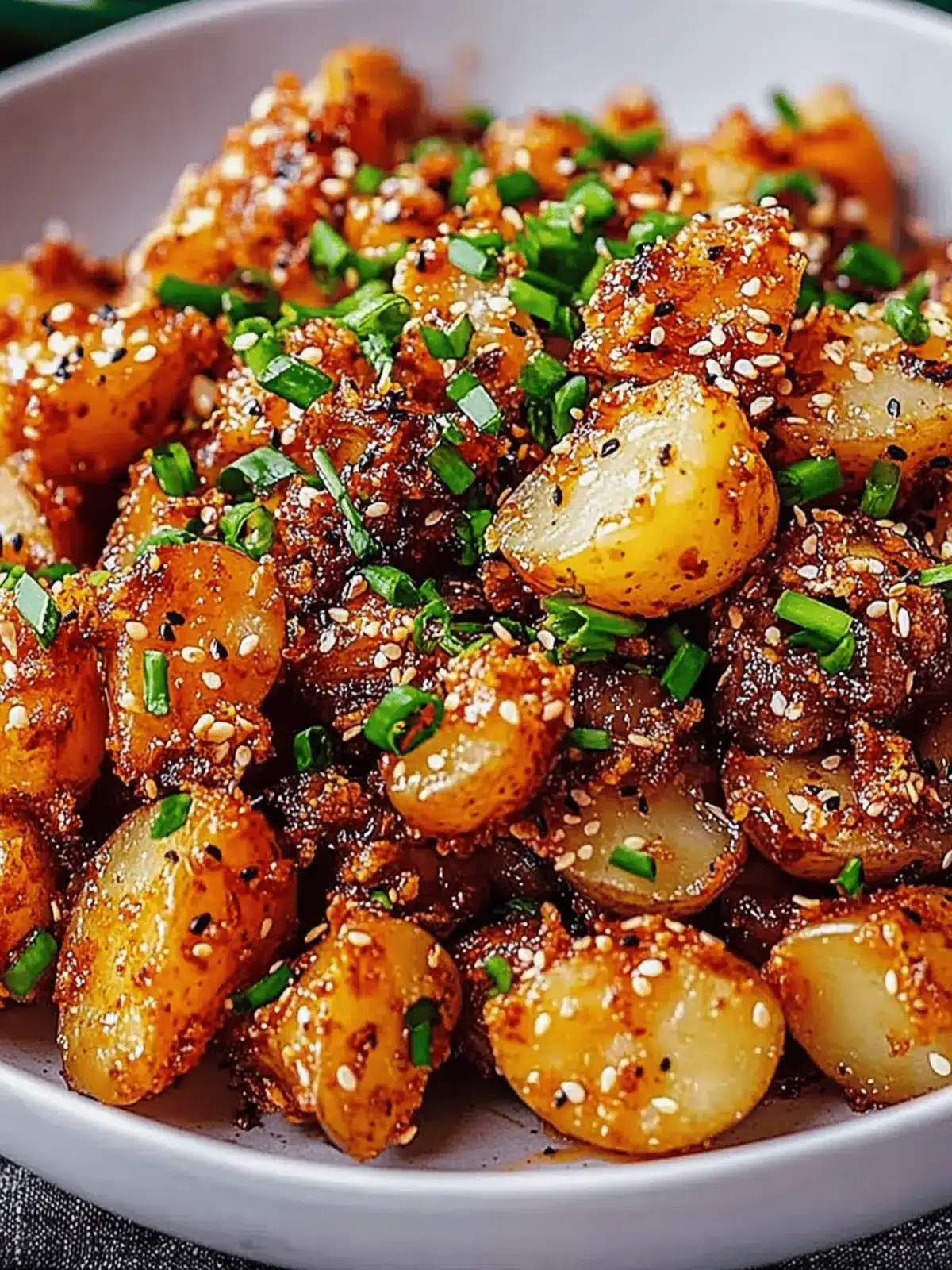 Crispy Korean Potato Dish