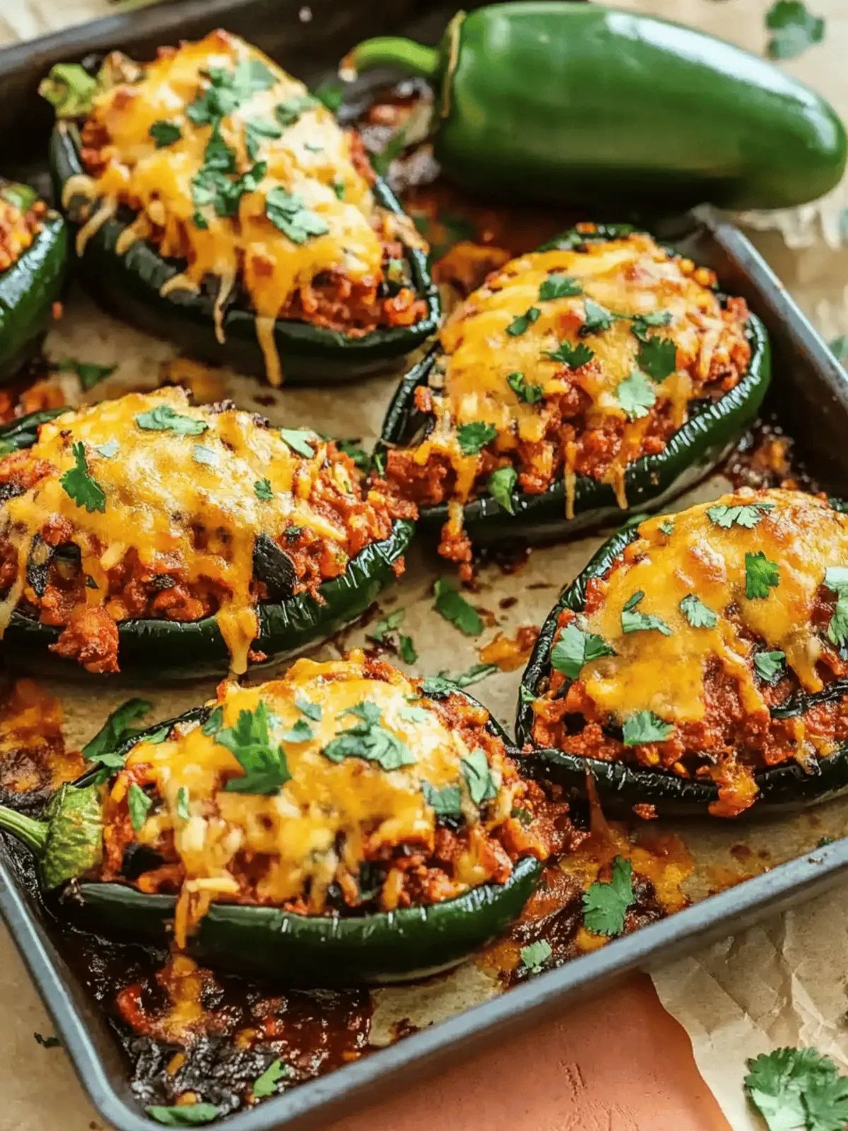 Stuffed Poblano Peppers
