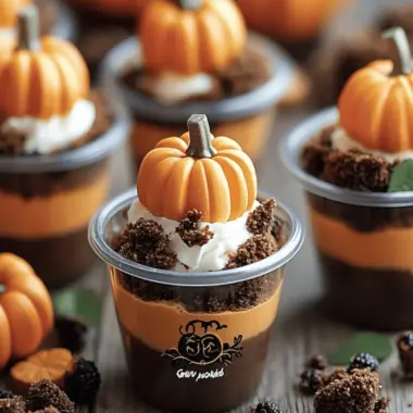 Pumpkin Patch Dirt Cups