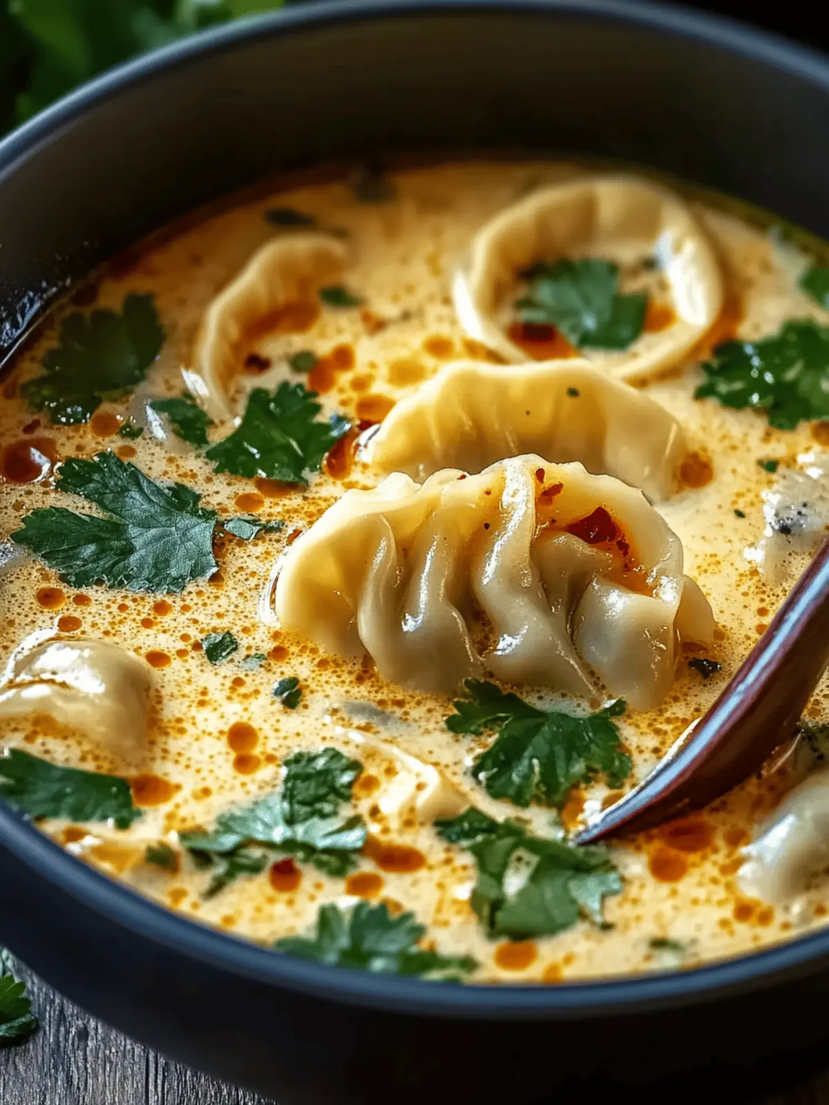 Thai Potsticker Soup