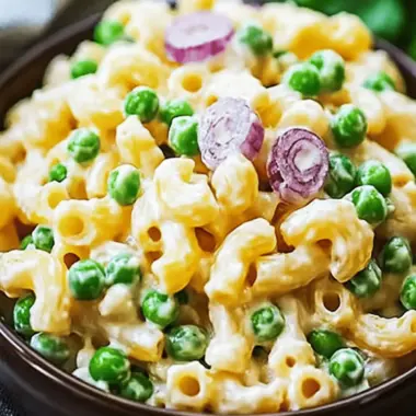 Creamy Pea Pasta Salad