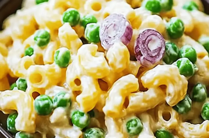 Creamy Pea Pasta Salad