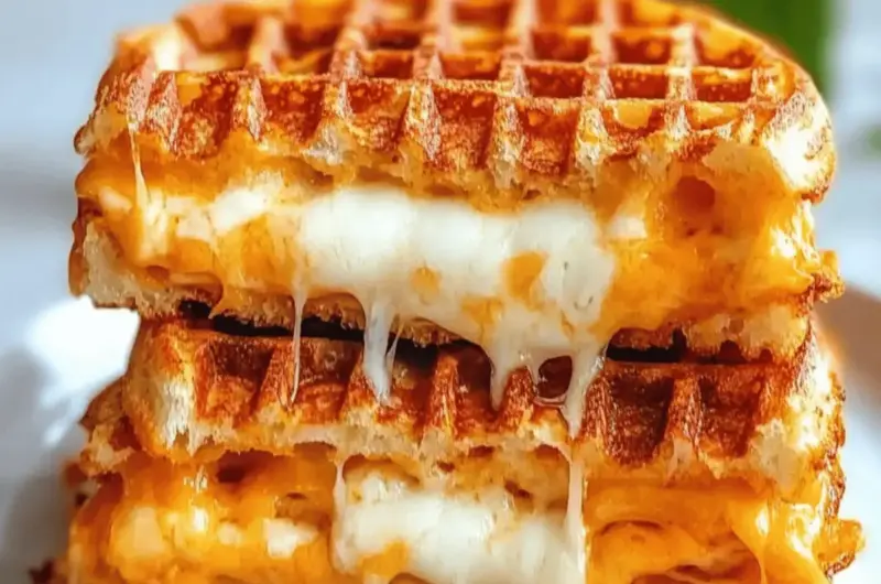 Low Carb Grilled Cheese Chaffle