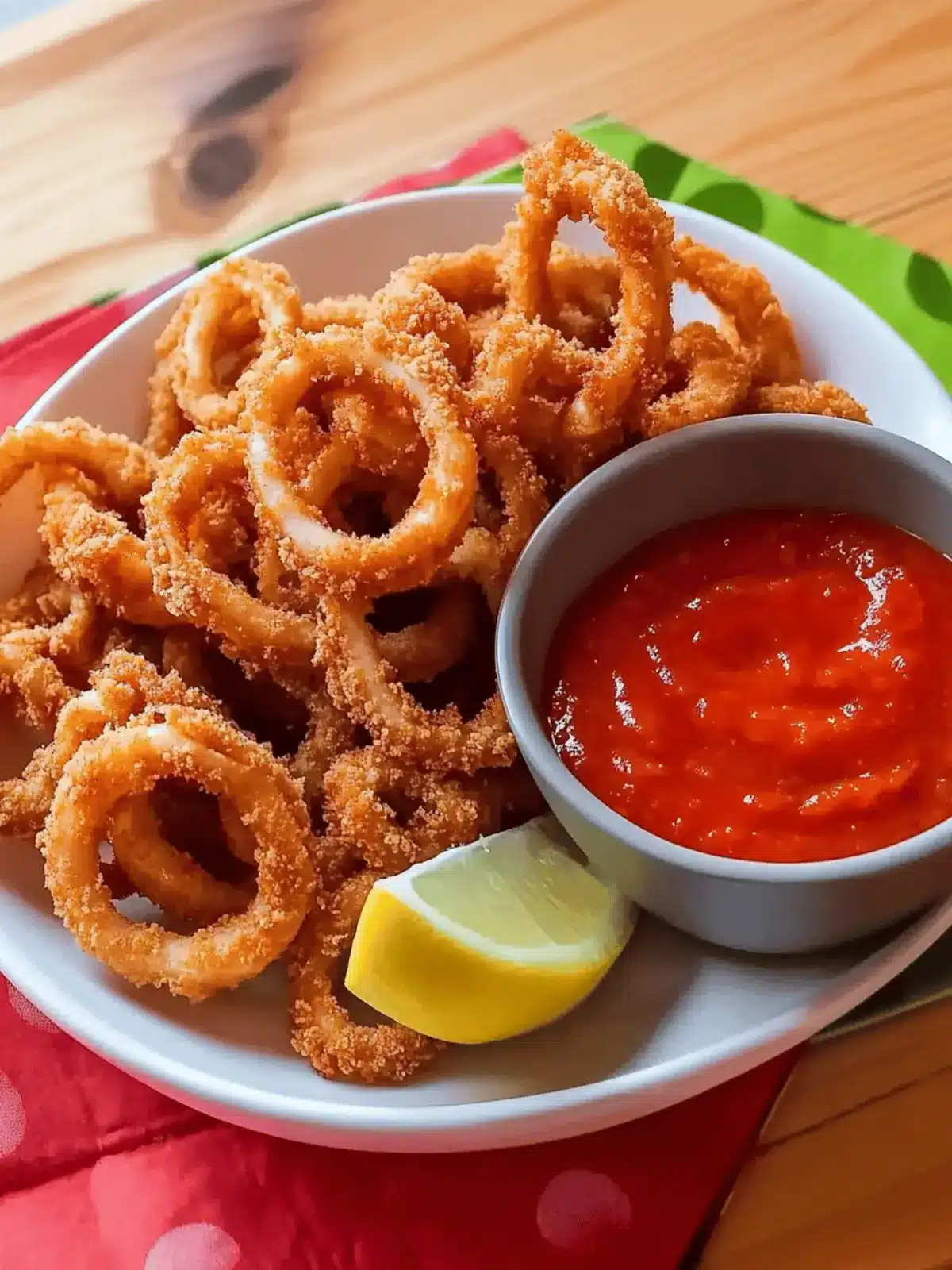 Calamari with Tomato Sauce