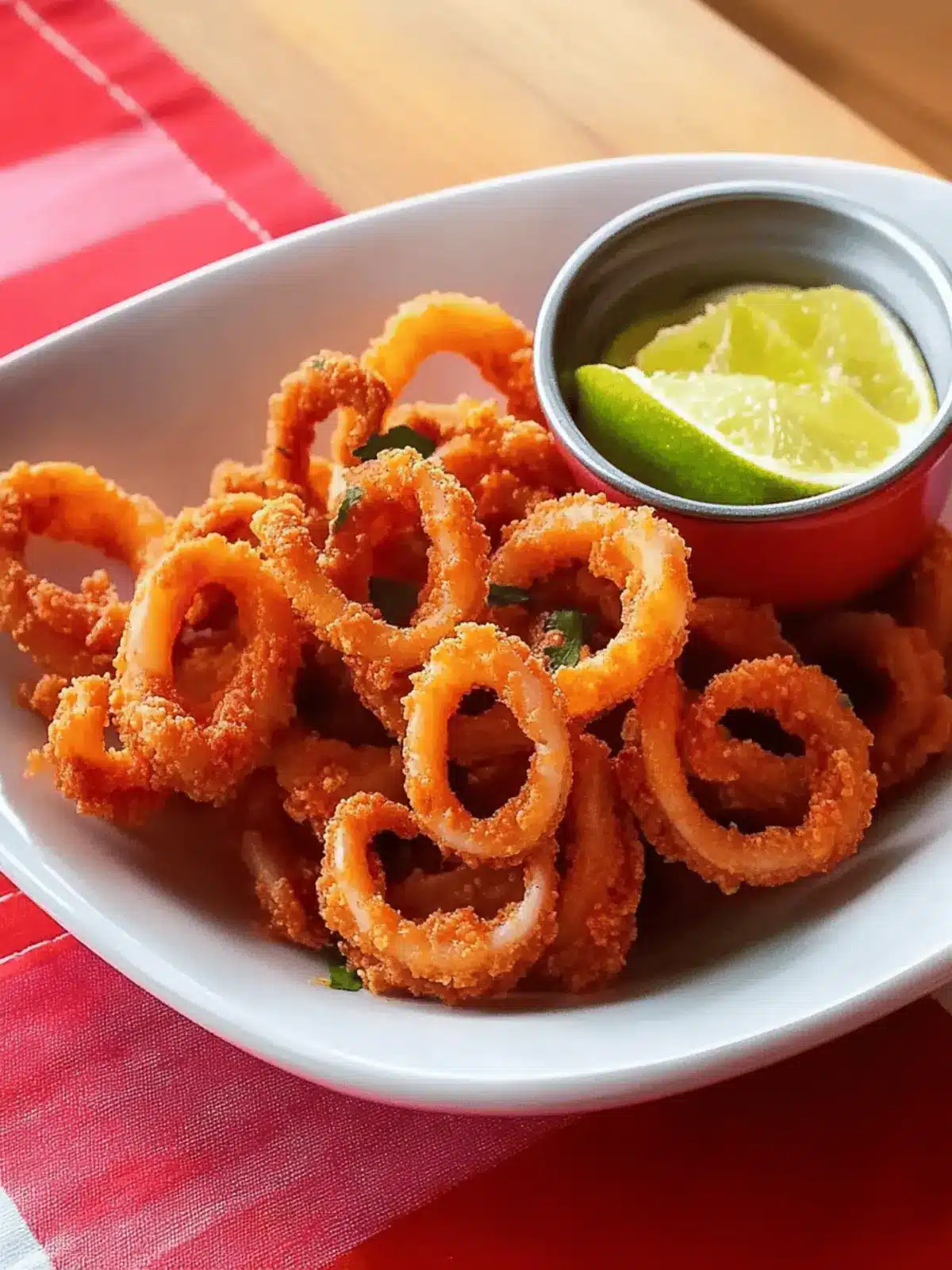 Calamari with Tomato Sauce